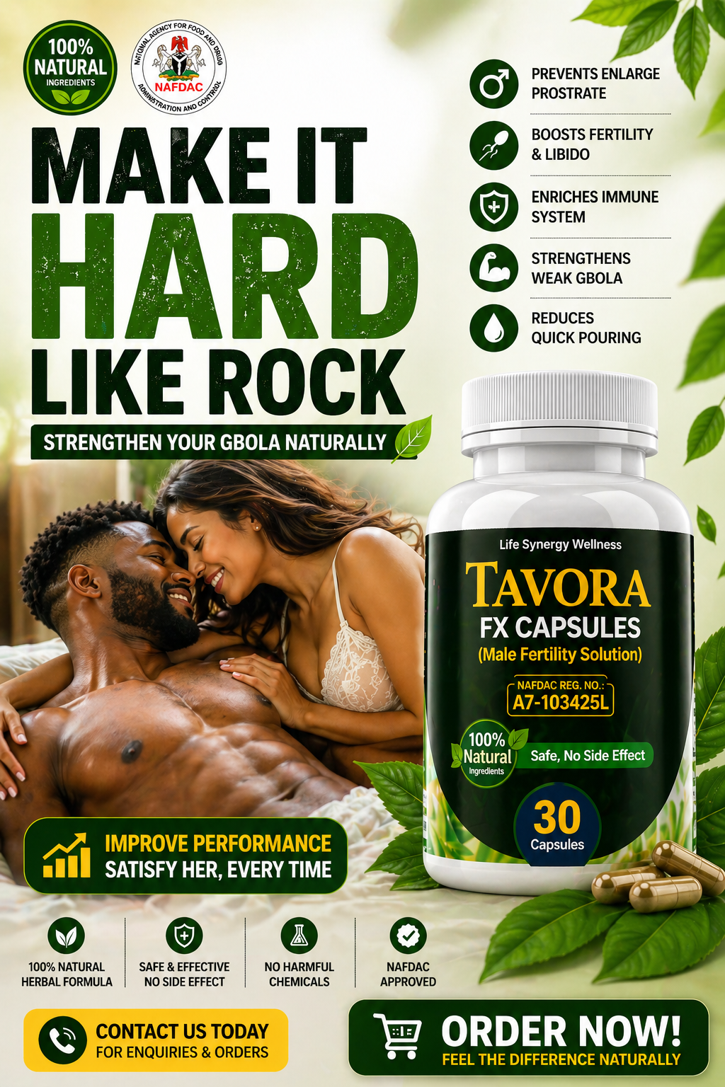 Tavora FX — The Male Restoration Formula