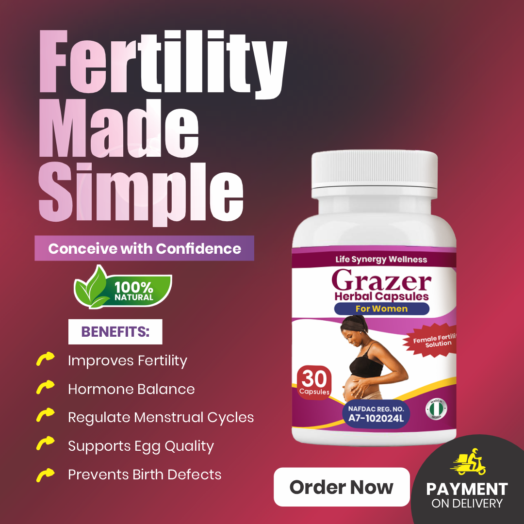 Get Rid of Infertility — GRAZER Herbal Capsules for Women