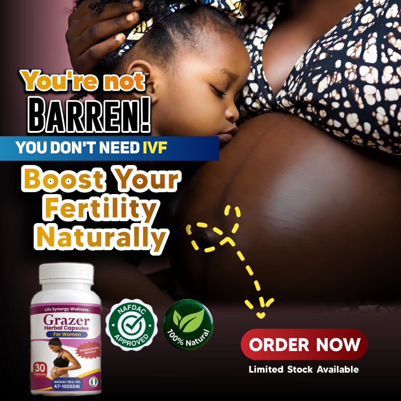 Nurture Your Journey to Motherhood — GRAZER Herbal Capsules for Women