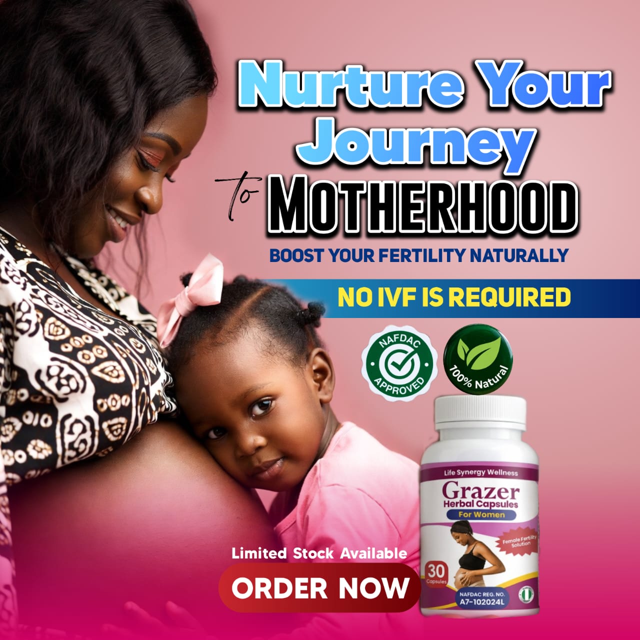 Nurture Your Journey to Motherhood — GRAZER Herbal Capsules for Women